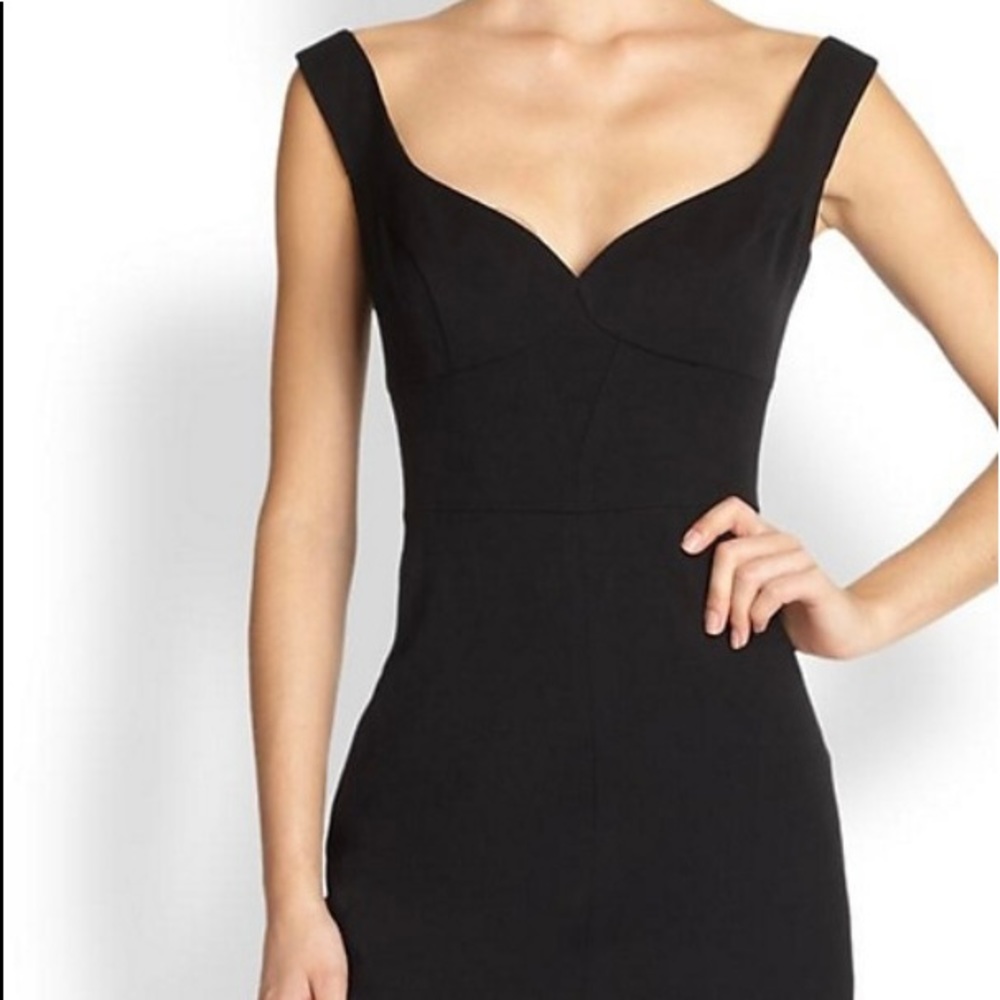 IVORY BLACK HALO ALLY SHEATH DRESS - SIZE 6